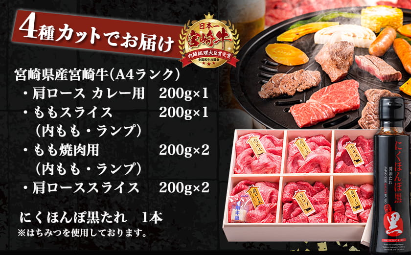 宮崎牛食べ比べ2種6点盛_AE-31-010_【肉 牛肉 焼き肉 焼肉 人気 おすすめ 国産 宮崎県産】