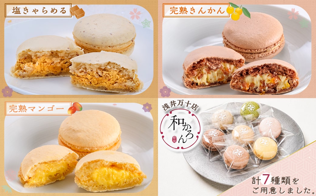 浅井万十店「和かろん」16個アソートセット≪みやこんじょ特急便≫_AO-J701-Q