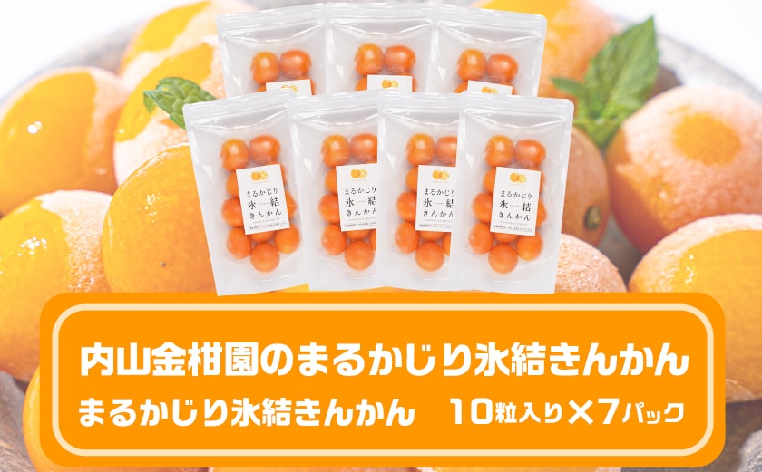 内山金柑園のまるかじり氷結きんかん7パック≪みやこんじょ特急便≫_AO-J703-Q