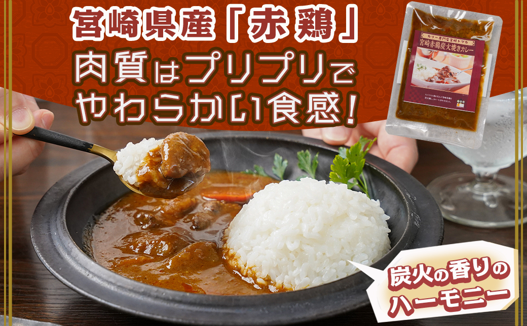 トプカ☆宮崎赤鶏炭火焼きカレー5食セット※ポスト投函_LD-J902