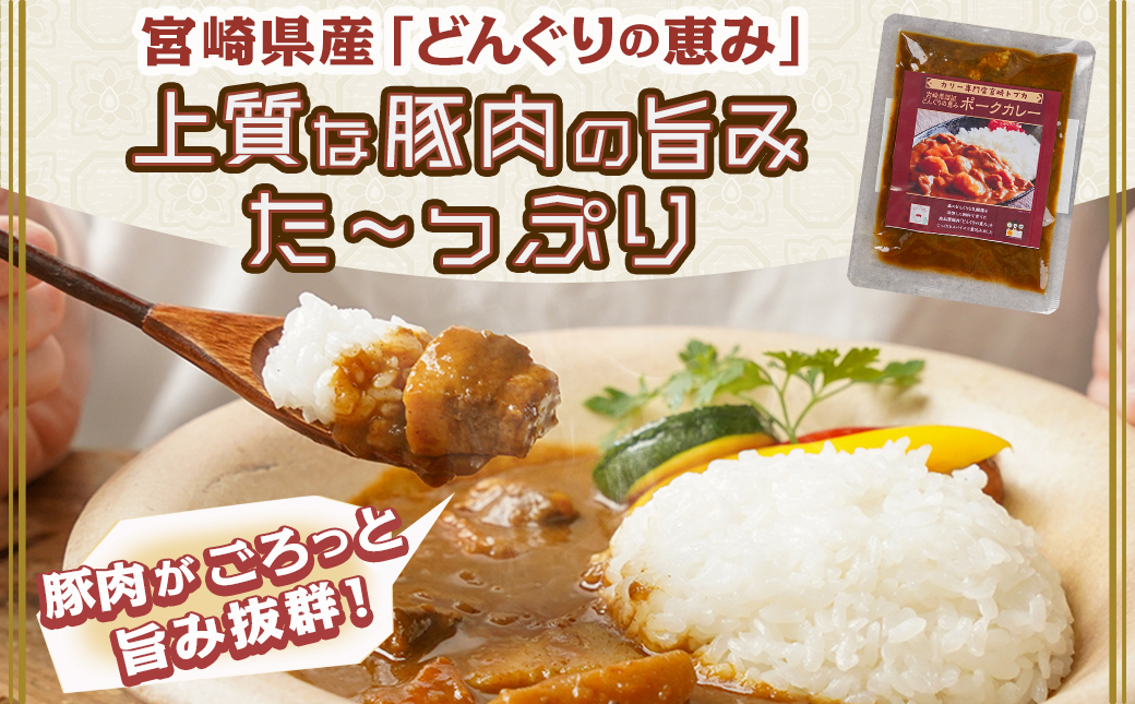トプカ☆どんぐりの恵みポークカレー5食セット※ポスト投函_LD-J903