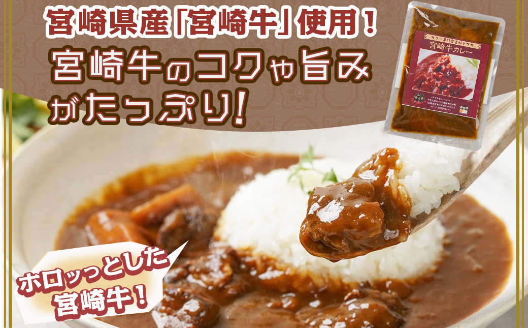 トプカ☆宮崎牛カレー5食セット※ポスト投函_LD-J904