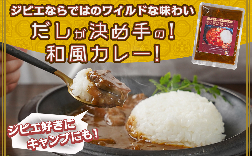 トプカ☆みやざきジビエ天然猪カレー5食セット※ポスト投函_LD-J905