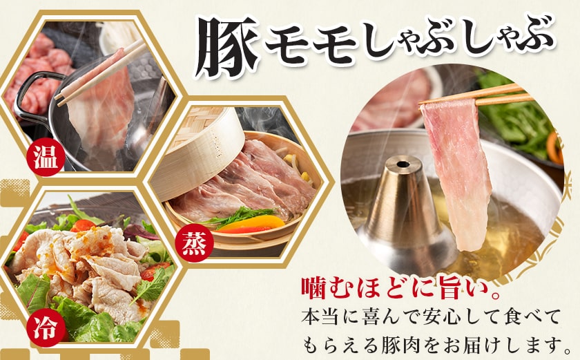 「観音池ポーク」モモしゃぶしゃぶ2kg(たれ付き)_MJ-1569