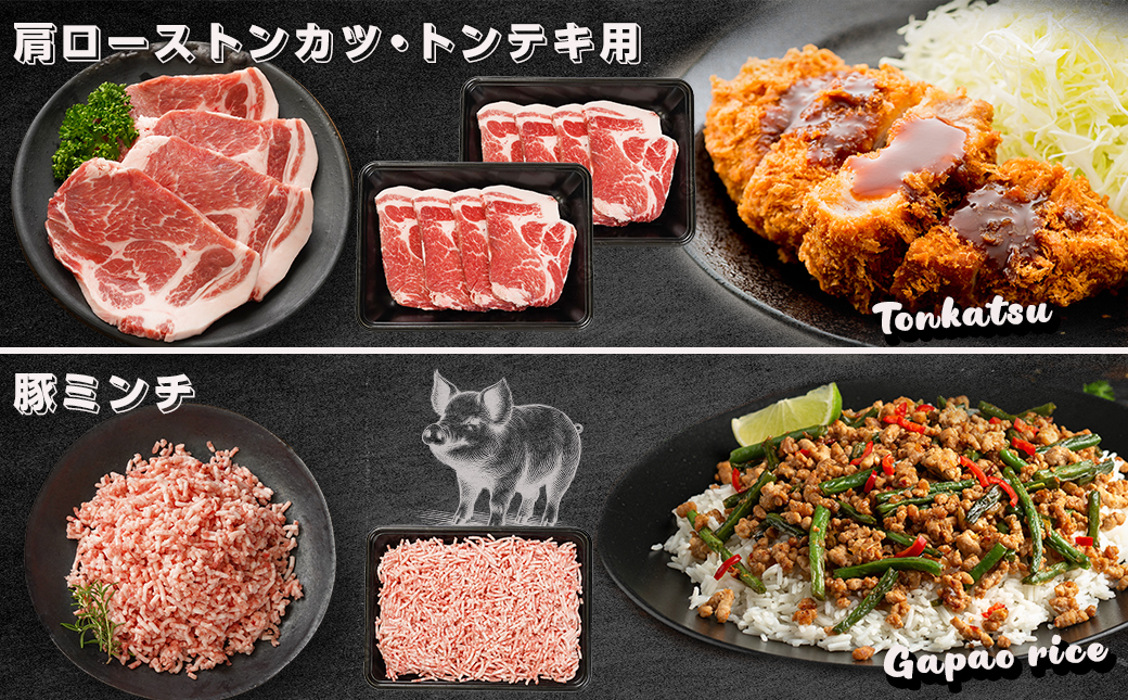 「宮崎SPF豚」肉肉バラエティ2.6kgセット_MJ-K901