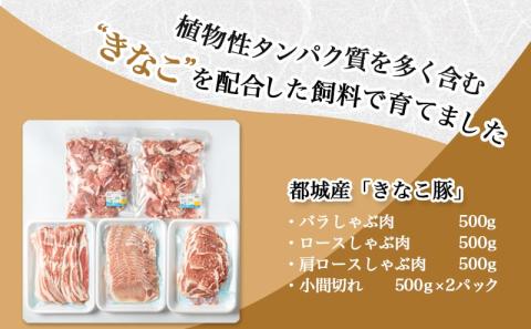 「きなこ豚」しゃぶしゃぶ詰合せ2.5kg_MA-1202