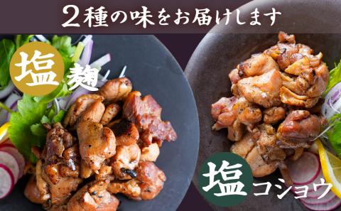 都城産炭火焼き鶏2種セット※ポスト投函_LC-9202