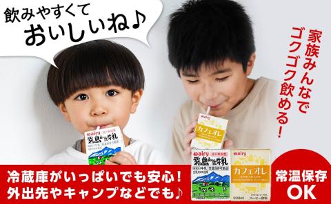 霧島山麓牛乳&カフェオレ 合計48本セット_MJ-2312