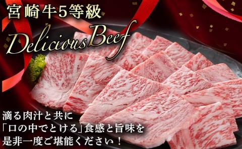 宮崎牛(A5)ロース焼肉用500g_AD-0114_【肉 牛肉 焼き肉 焼肉 人気 おすすめ 国産 宮崎県産】
