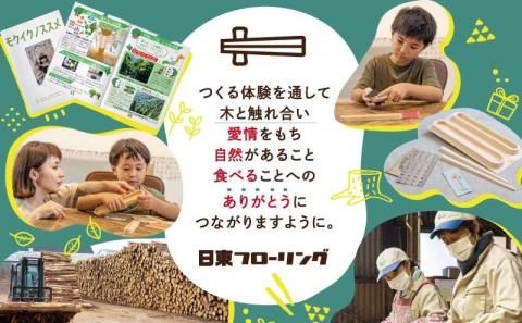 宮崎県産ヒノキ 手作り箸キット(子供用)_AA-D901-S