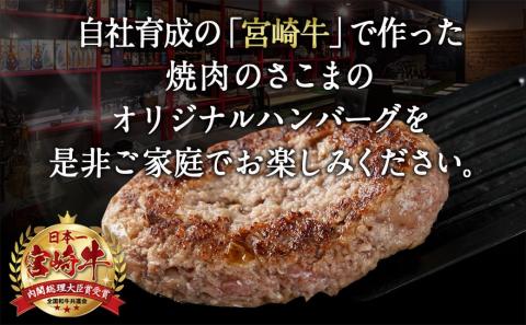 宮崎牛100％使用の生ハンバーグ≪100g×5個≫_AO-7702