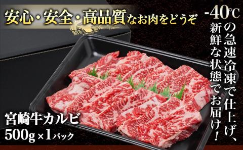 宮崎牛カルビ500g_18-4205_【肉 牛肉 焼き肉 焼肉 人気 おすすめ 国産 宮崎県産】