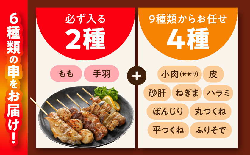 職人串打ちの本格焼き鳥48本!!≪みやこんじょ特急便≫_12-3307-Q