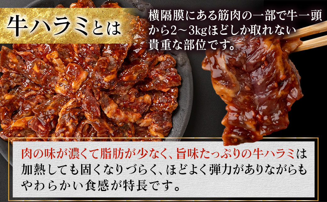 牛ハラミ タレ漬け焼肉用1.5kg_14-3603_【肉 牛肉 焼き肉 焼肉 人気 おすすめ】