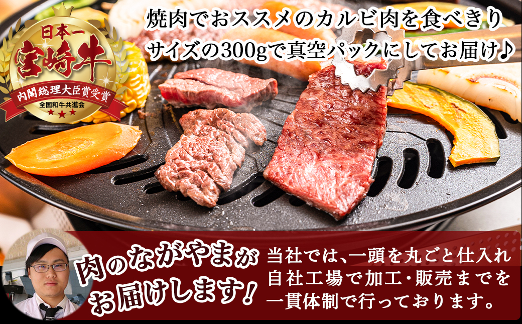 宮崎牛カルビ焼肉用600g_16-2501_【肉 牛肉 焼き肉 焼肉 人気 おすすめ 国産 宮崎県産】