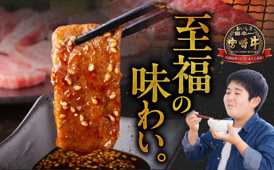 畜産農家応援! 宮崎牛焼肉2種セット500g×2パック_AC-N204