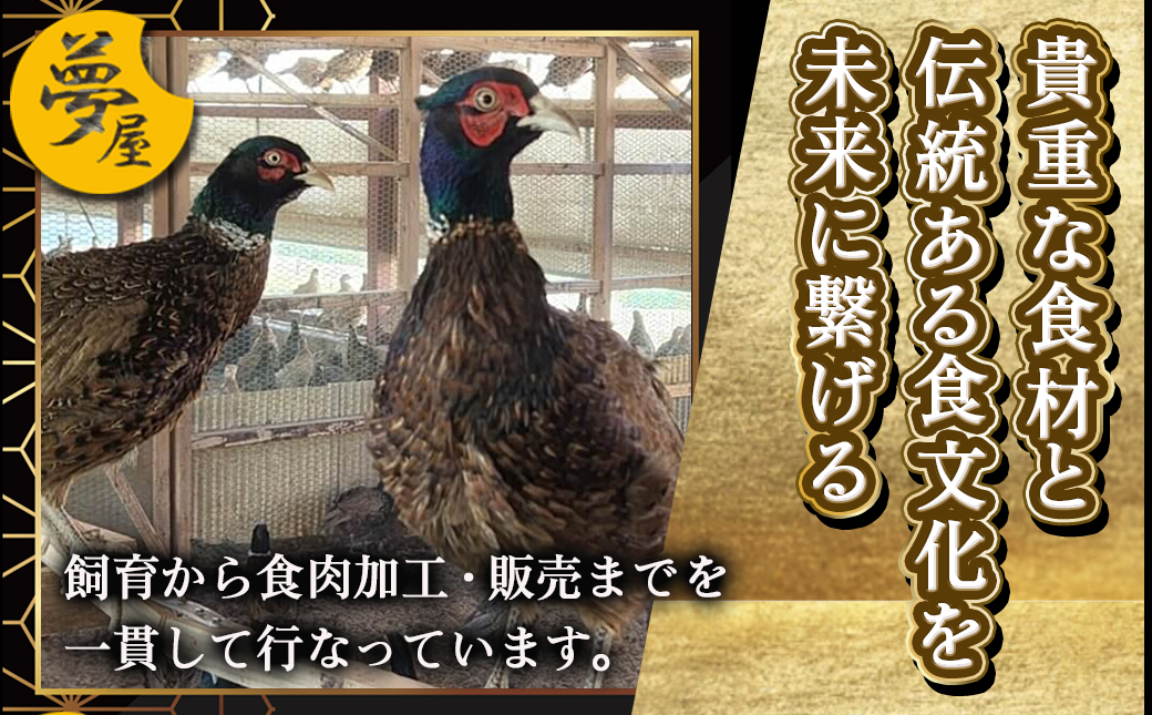 【夢屋】都城産きじ1羽セット(真空パック)_21-N101