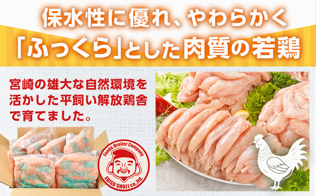 宮崎県産若鶏 ささみ(12kg)_24-G301