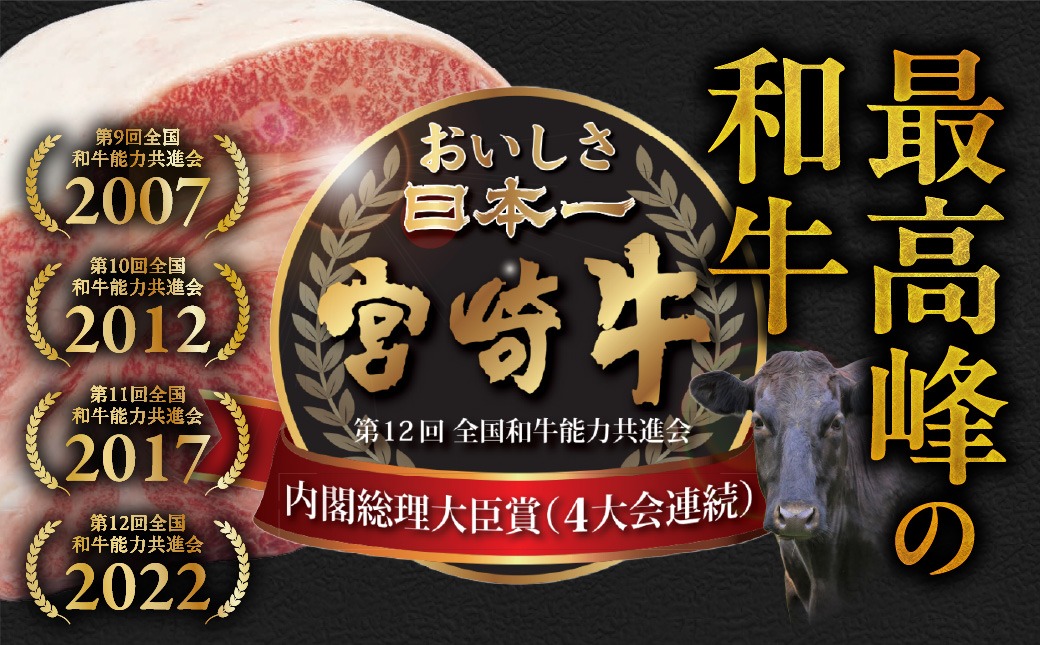 畜産農家応援! 宮崎牛サイコロステーキ2種セット500g×4パック_36-N204