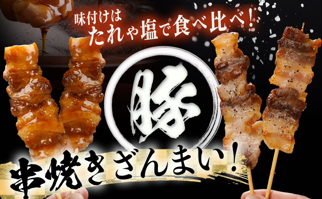 宮崎県産豚肉バラ串24本≪みやこんじょ快速便≫_AA-8916-R