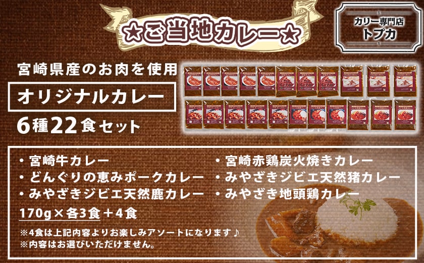 【福袋★2026】カリー専門店☆トプカのオリジナルカレー6種20食セット+2食_AE-J901-F2026