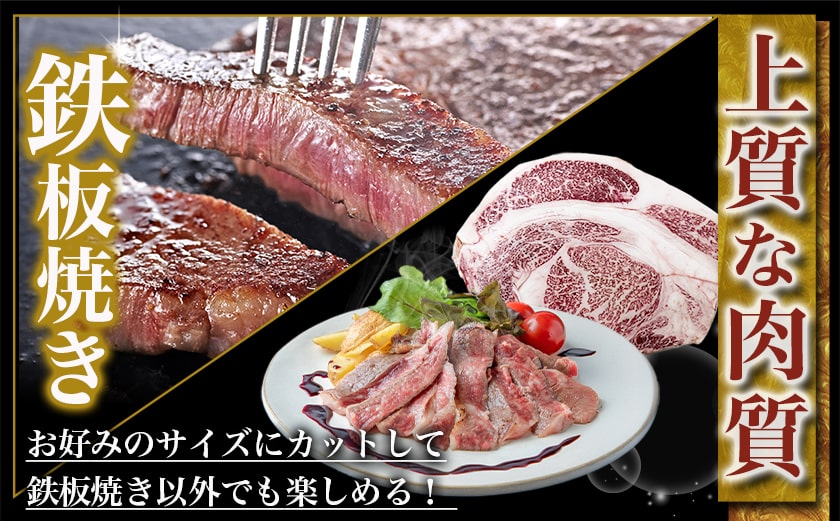 宮崎牛リブロース鉄板焼き用 (300g×4枚)_AE-N403