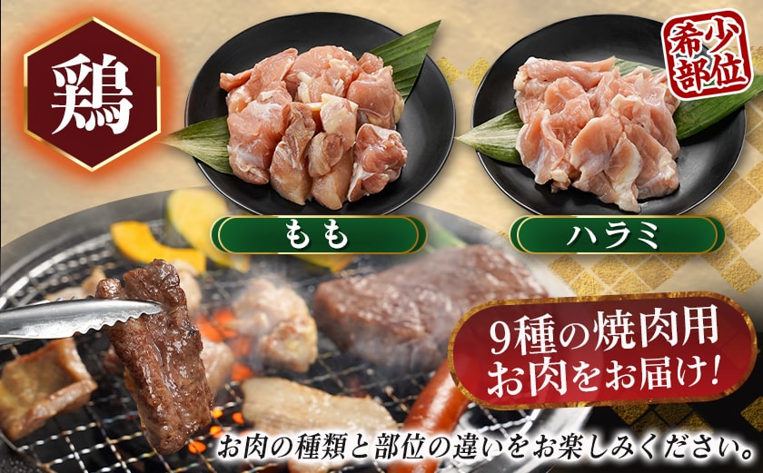 【福袋★2026】焼肉9種盛り(870g)_AF-2603-F2026