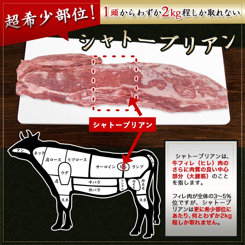 宮崎牛シャトーブリアンブロック1kg_AJ-8901