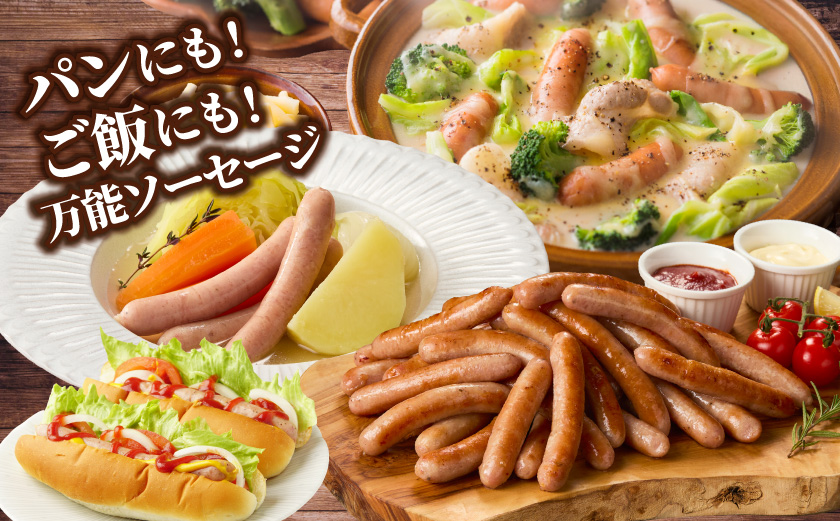 都城産「くるみとん」ソーセージ100g×10パック_AO-7705