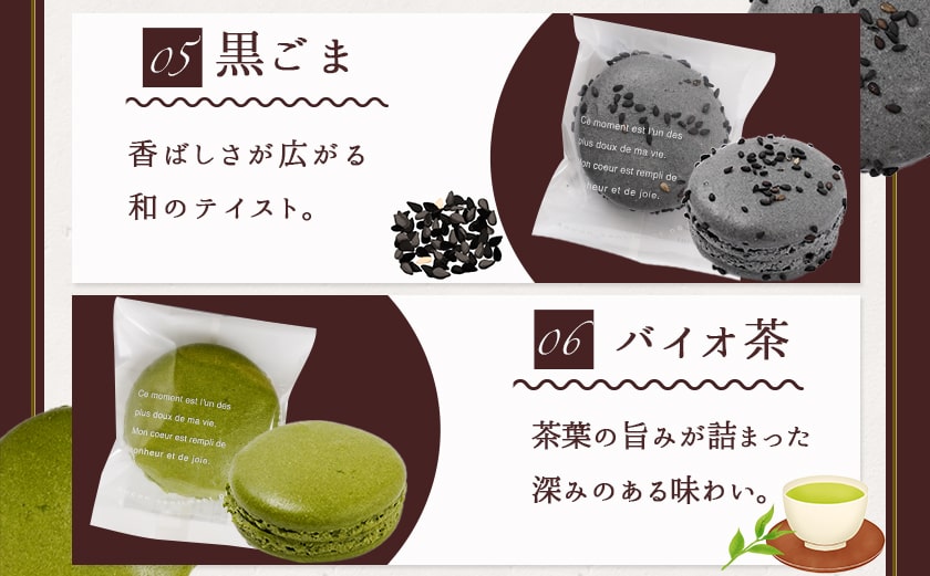 静マカロン 人気フレーバーセレクト 6種6個入≪みやこんじょ特急便≫_LE-C208-Q