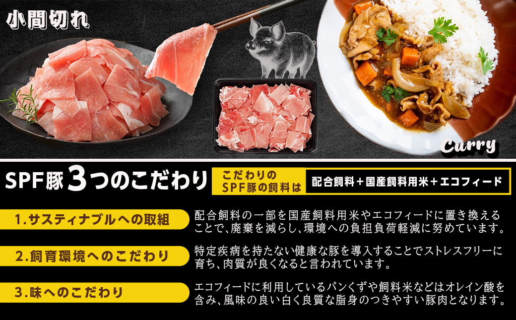 ≪3回連続お届け≫「宮崎SPF豚」肉肉バラエティ2.6kgセット_T45-3-K902