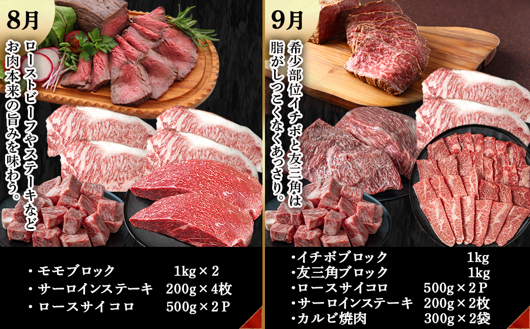 宮崎牛定期便(10回お届け) Iコース_TAJ10-2501