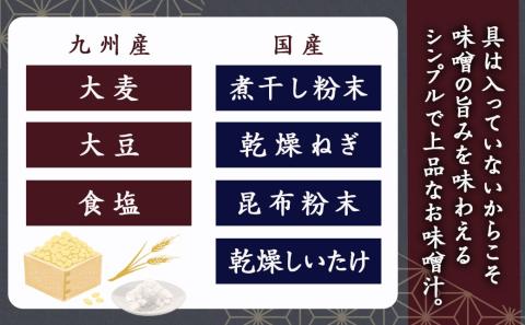 旅のお供に～即席みそ汁25食＋味噌茶漬け5袋セット_MJ-F201