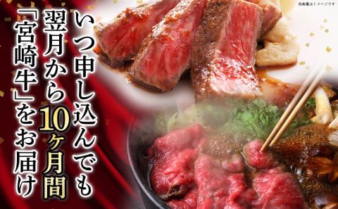 宮崎牛定期便(10ヶ月)_T120（10）-0103