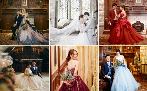 フォトウェディング～数百年の時を刻むアンティーク家具や調度品に囲まれた式場～≪スタンダード洋装≫_MH-M201