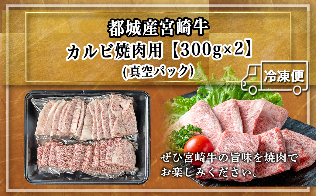 宮崎牛カルビ焼肉用600g_16-2501_【肉 牛肉 焼き肉 焼肉 人気 おすすめ 国産 宮崎県産】
