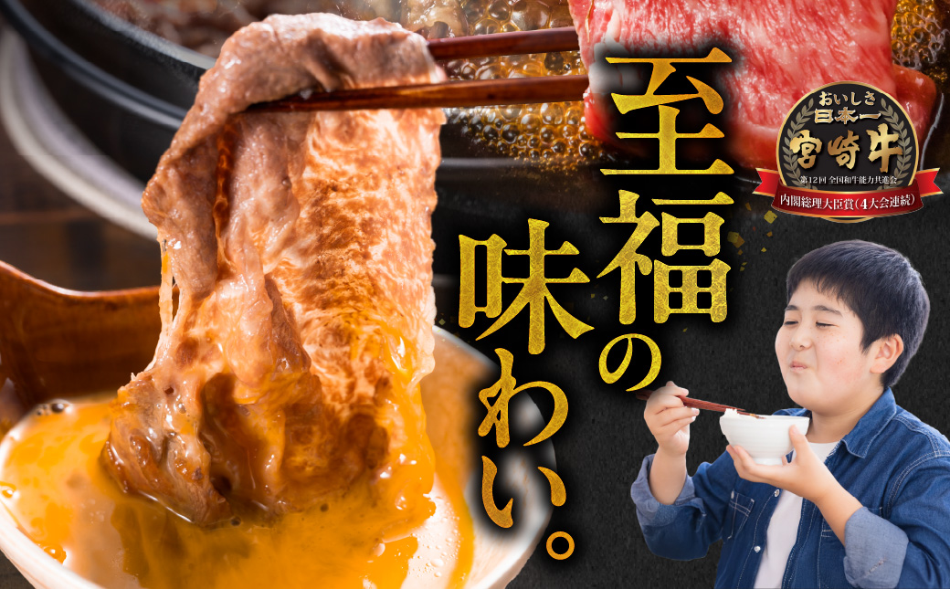 畜産農家応援! 宮崎牛スライス2種セット500g×4パック_36-N201