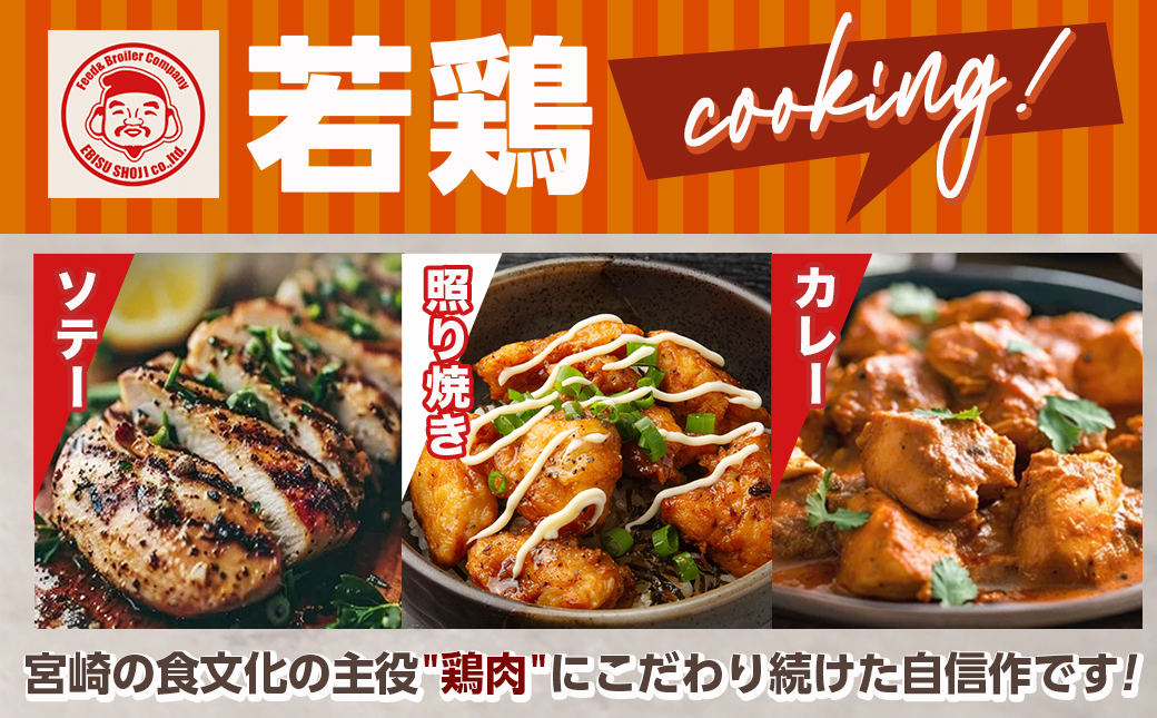 宮崎県産若鶏 むね肉切り身(3kg)_AA-G307