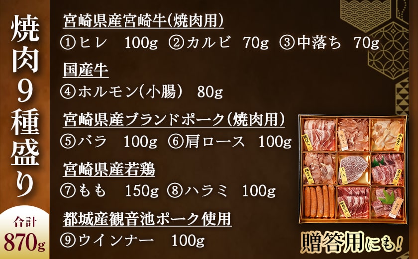 【福袋★2026】焼肉9種盛り(870g)_AF-2603-F2026