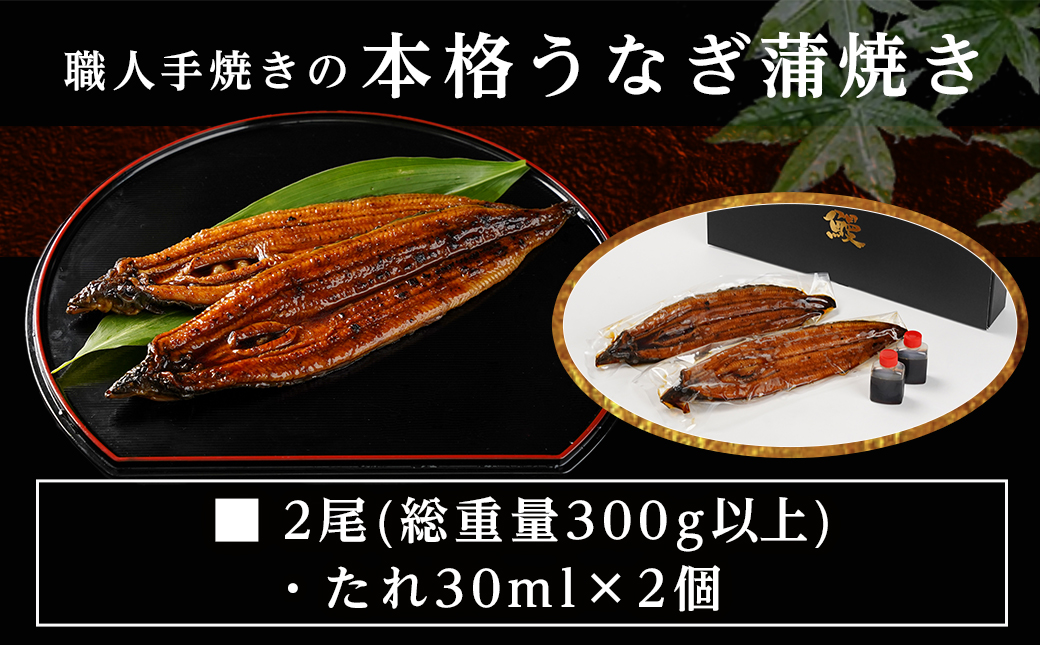 【年内お届け】職人手焼きの本格うなぎ蒲焼き2尾≪2025年12月15日～31日お届け≫_MJ-3305-HNY