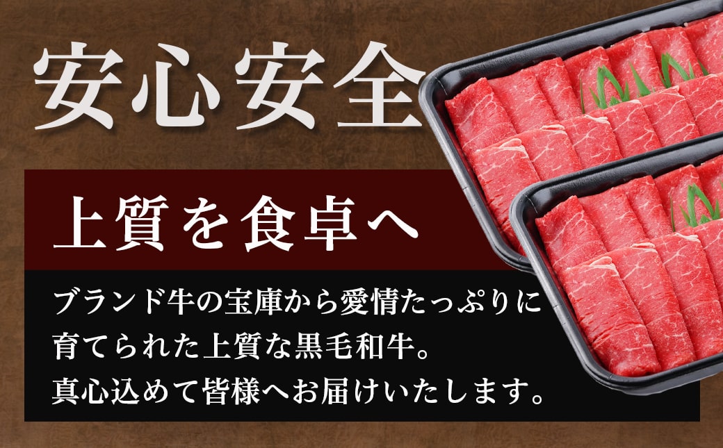 【年内お届け】【黒毛和牛】赤身すき焼き1kg(500g×2パック)≪2025年12月15日～31日お届け≫_MJ-I902-HNY