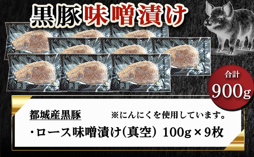 黒豚味噌漬け100g×9枚(真空)_MJ-N407