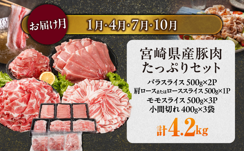 ≪12回連続お届け≫とにかくお肉大好き!宮崎牛と宮崎県産豚定期便L(総重量32.8kg)_T336-12-N201