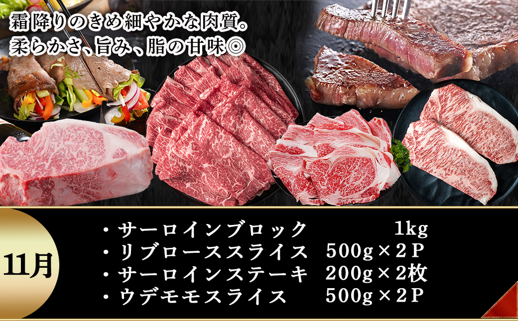 宮崎牛定期便(5回お届け) Gコース_TAJ5-2501