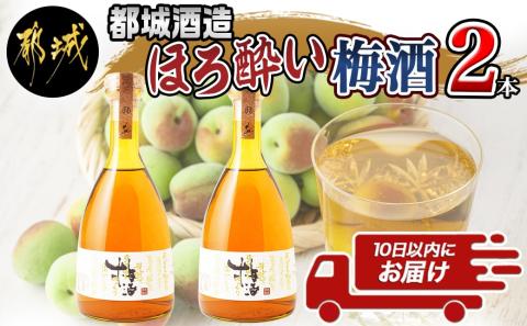 都城酒造 ほろ酔い梅酒2本≪みやこんじょ特急便≫_AO-6701
