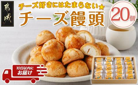 チーズ好きにはたまらない☆チーズ饅頭20個≪みやこんじょ特急便≫_14-C202-Q