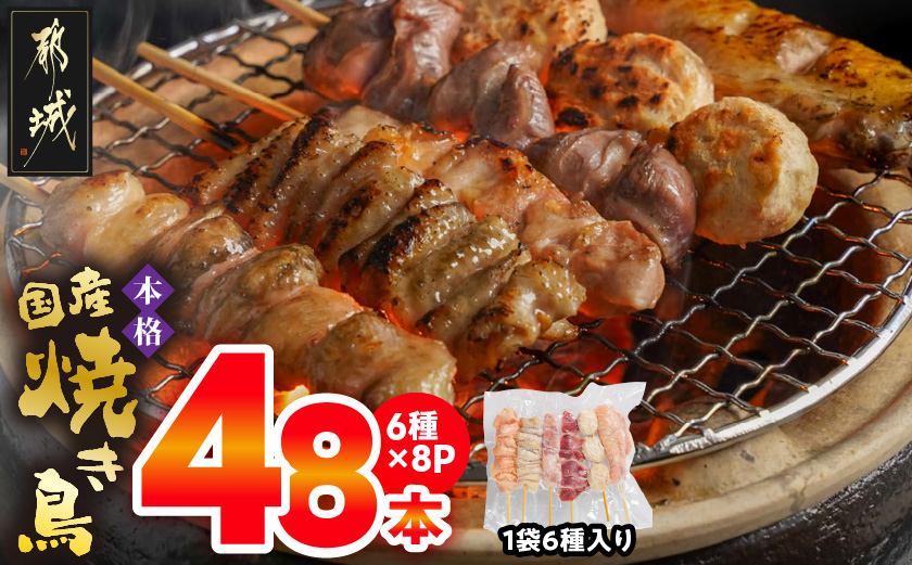 職人串打ちの本格焼き鳥48本!!_12-3307