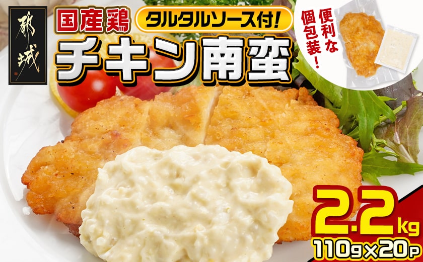 国産鶏チキン南蛮(110g×20P)_17-1510