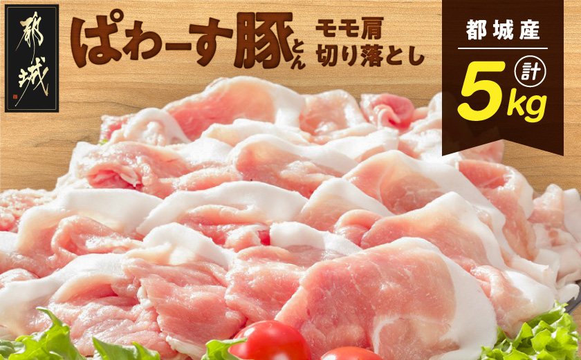 「ぱわーす豚」モモ肩切り落とし5kg_18-6404