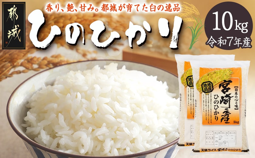 都城産ひのひかり10kg(5kg×2袋)_24-A701_お米